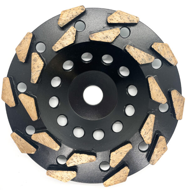 7" Fast Prep Cup Wheel 20 Grit Soft Bond Non Threaded