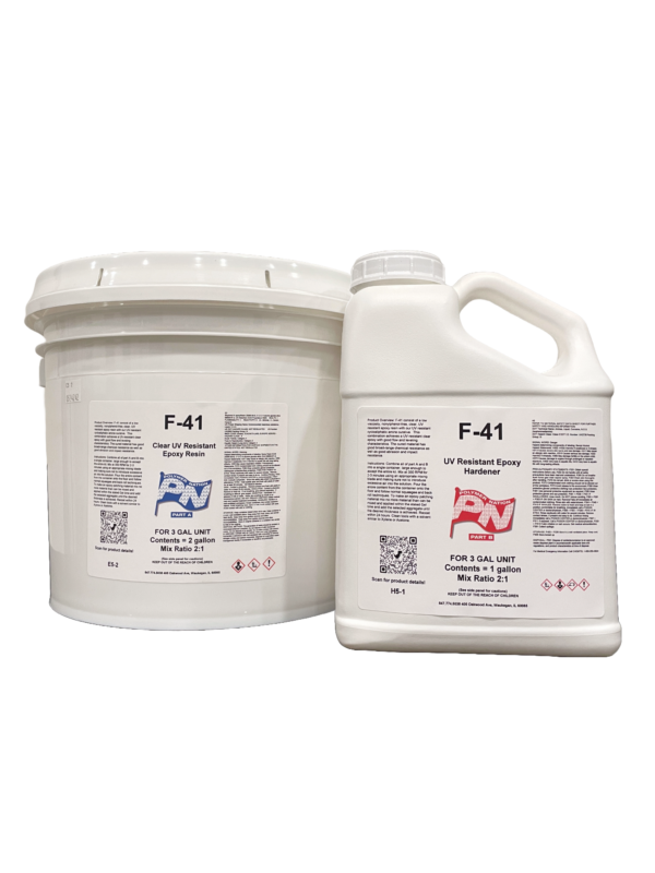 Polymer Nation F-41 Clear UV Resistant Epoxy
