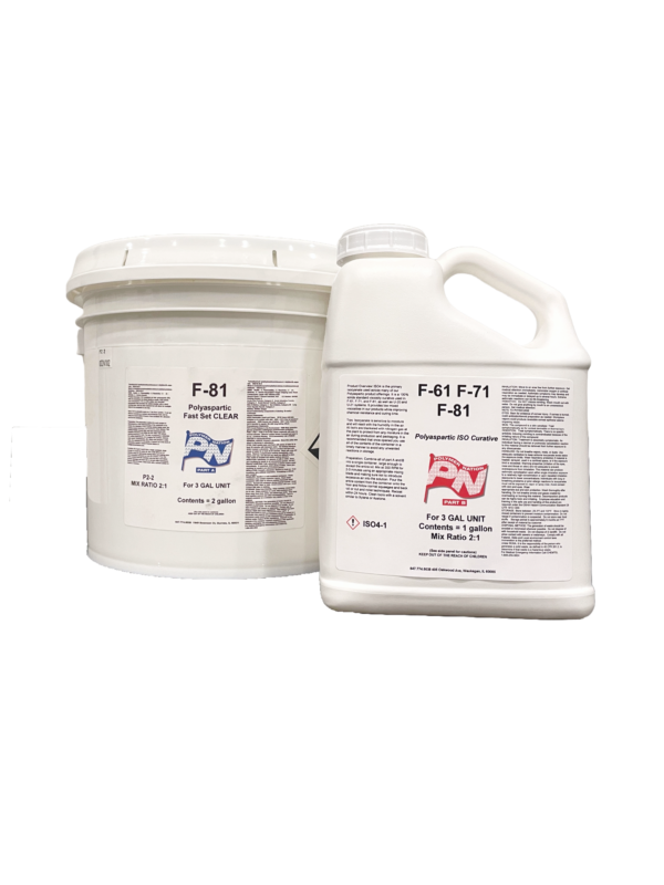 Polymer Nation F-81 Fast Speed Clear Polyaspartic