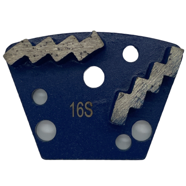 16 Grit Soft Bond Zig Zag Segment - 15MM